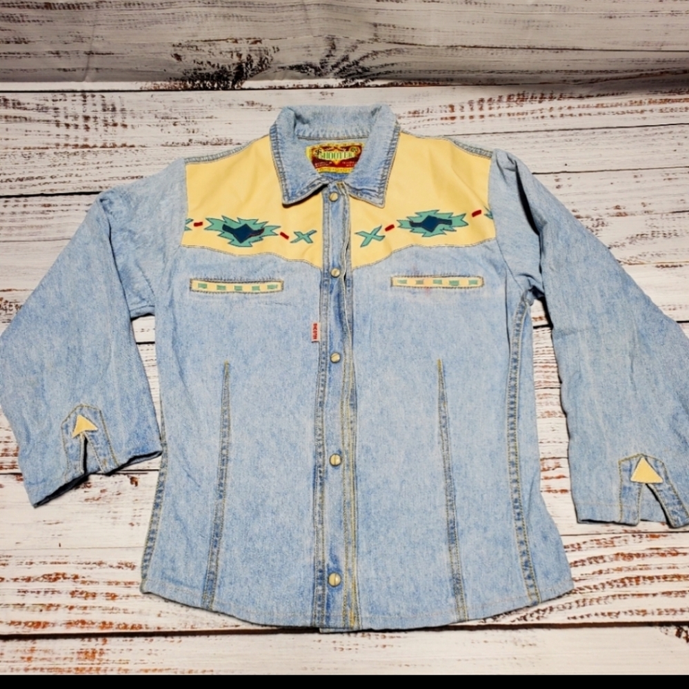 Western shirt xs vintage retro southwestern